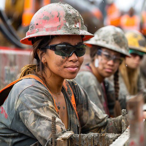 Image of female construction workers